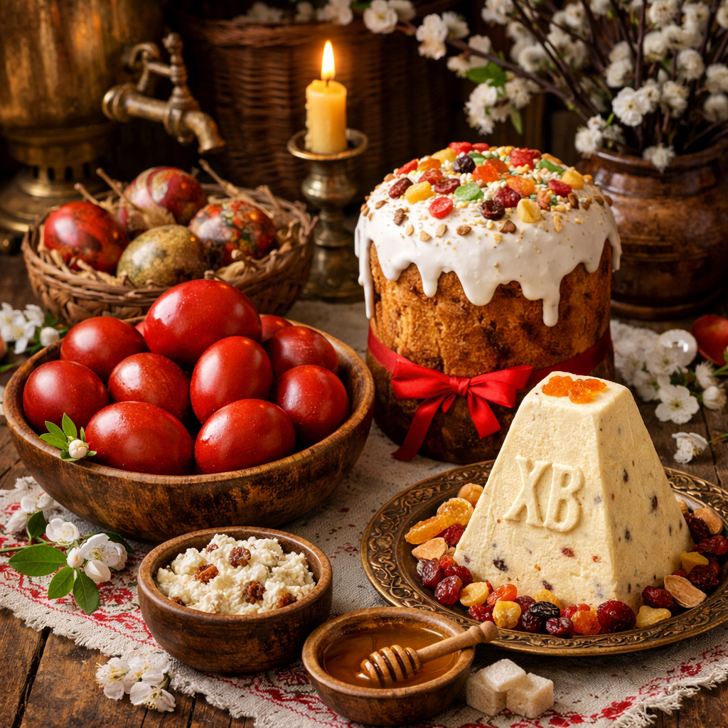 A Blended Easter: Chocolate, Kulich, and the Joy of&nbsp;Pascha